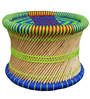 Ethnic Handcrafted Mudiya Stool in Multi Colour