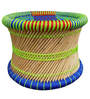 Ethnic Handcrafted Mudiya Stool in Multi Colour