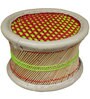Ethnic Wicker Foot Stool in Multi Colour
