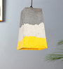 Multicolour Mustard Trapeze Single Hanging Light