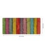 Multicolor Nylon 55 x 22 Inches Machine Made Floor Runner