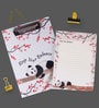 Multicolour Paper & Wood Keep Your Balance Small Exam Writing Pad with Sheet