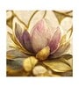 Floral Canvas Pine Wood 24x24 Art Print