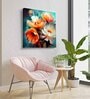 Floral Canvas Pine Wood 24x24 Art Print