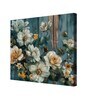 Floral Canvas Pine Wood 24x24 Art Print