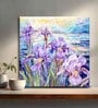 Orchid Flowers Canvas Pine Wood 24x24 Art Print