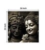 Radha Krishna Canvas Pine Wood 24x24 Art Print