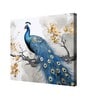 Peacock Canvas Pine Wood 24x24 Art Print