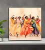 Folk Dance Canvas Pine Wood 24x24 Art Print