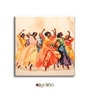Folk Dance Canvas Pine Wood 24x24 Art Print