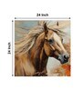 Horse Canvas Pine Wood 24x24 Art Print
