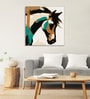 Horse Canvas Pine Wood 24x24 Art Print
