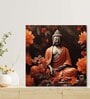 Buddha Meditating Canvas Pine Wood 24x24 Art Print