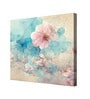 Floral Canvas Pine Wood 24x24 Art Print