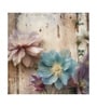 Floral Canvas Pine Wood 24x24 Art Print