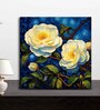 Flower Canvas Pine Wood 24x24 Art Print