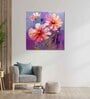 Flowers Canvas Pine Wood 24x24 Art Print