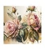Floral Canvas Pine Wood 24x24 Art Print