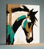Horse Canvas Pine Wood 24x24 Art Print