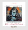 Lord Shiva Canvas Pine Wood 24x24 Art Print