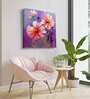 Flowers Canvas Pine Wood 24x24 Art Print