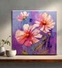 Flowers Canvas Pine Wood 24x24 Art Print
