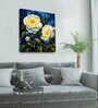 Flower Canvas Pine Wood 24x24 Art Print