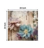 Floral Canvas Pine Wood 24x24 Art Print