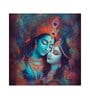 Radha Krishna Canvas Pine Wood 24x24 Art Print