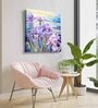 Orchid Flowers Canvas Pine Wood 24x24 Art Print