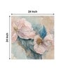Floral Canvas Pine Wood 24x24 Art Print