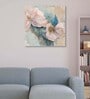 Floral Canvas Pine Wood 24x24 Art Print