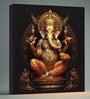 Lord Ganesha Canvas Pine Wood 24x24 Art Print