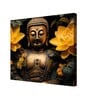 Buddha Meditating Canvas Pine Wood 24x24 Art Print