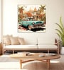 Fiat Canvas Pine Wood 24x24 Art Print