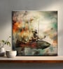 Fisherman Canvas Pine Wood 24x24 Art Print