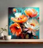 Floral Canvas Pine Wood 24x24 Art Print