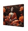 Buddha Meditating Canvas Pine Wood 24x24 Art Print