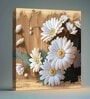 Floral Canvas Pine Wood 24x24 Art Print