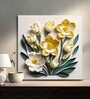 Floral Canvas Pine Wood 24x24 Art Print