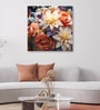 Floral Canvas Pine Wood 24x24 Art Print