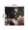 Buddha Canvas Pine Wood 24x24 Art Print