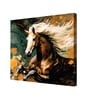Horse Canvas Pine Wood 24x24 Art Print