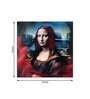 Mona Lisa Canvas Pine Wood 24x24 Art Print