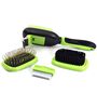Multicolour Plastic Green Plastic Pet Grooming Kit