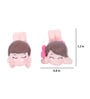 Multicolour Plastic Baby Boy and Girl Resting and Contemplating Garden Figurines, Set of 4
