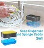 Multicolour Plastic Soap Dispenser