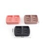 Multicolour Plastic Stylish Soap Dish (Set of 3)