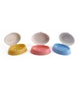 Multicolour Plastic Stylish Soap Dish (Set of 3)