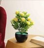 Multicolour Polyester and Plastic Artificial Plants